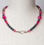 Pink Mosaic Necklace by Christina Jarmolinski Pink Mosaic Necklace by Christina Jarmolinski