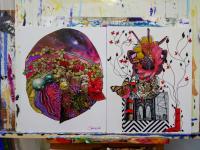Butterfly Planet and Joy - Zen Art by Christina Jarmolinski