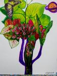 The Tulip Tree - Zen Art by Christina Jarmolinski