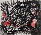 The Tower of Babylon I by Christina Jarmolinski-Abstract Painting