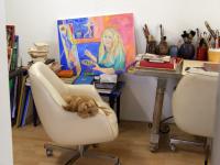 Lakshmi in the Studio by Christina Jarmolinski