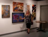 Christina Jarmolinski at the opening at CAN