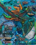 The dream of the Fantasy Flower - Mixed Media by Christina Jarmolinski
