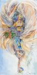 Dream Catcher by Christina Jarmolinski-Abstract Mixed Media