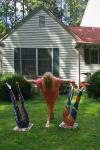 Thanks for the applaus- leg installation- Christina Jarmolinski