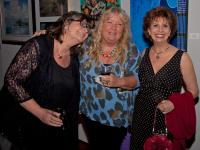 3 Artist friends- (L-R) Linda Benson, Christina Jarmolinski and Lisa Freidus