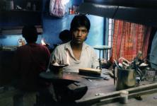 India-Silversmith's Workshop in Poona (Puna)