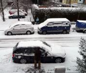 First Snow in Munich 2013 by Christina Jarmolinski