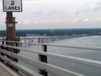 The Bay Bridge with a curve by Christina Jarmolinski