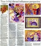The Daily Times - September 8 2013 about Artworks of Christina Jarmolinski