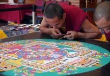 Tibetan Monks and Mandala Day 3 photos by Christina Jarmolinski