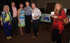 William and Friends at the Art Auction