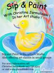 Sip and Paint with Christina in her studio
