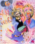 Andy Warhol and Marylin Monroe -Pop Art by Christina Jarmolinski