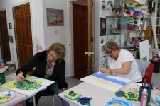Sip and Paint in Christina Jarmolinski's newly renovated Art Studio