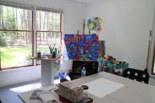 View out of my Studio Windows by Christina Jarmolinski
