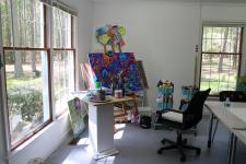 View out of my Studio Windows by Christina Jarmolinski