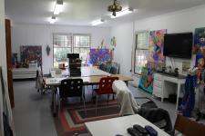 View out of my Studio Windows by Christina Jarmolinski