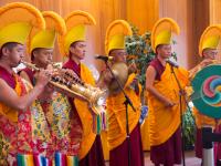 Closing and Dispersal Ceremony of Sand Mandala Amitayus