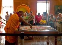 Closing and Dispersal Ceremony of Sand Mandala Amitayus