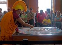 Closing and Dispersal Ceremony of Sand Mandala Amitayus