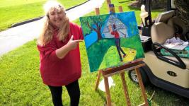The Golfer - award winning by Christina Jarmolinski