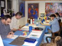 Some of these students were studying at the Malerhof for many years