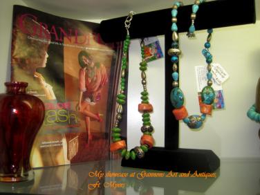 Grandeur and my showcase at Gannon's Art and Antiques by Christina Jarmolinski