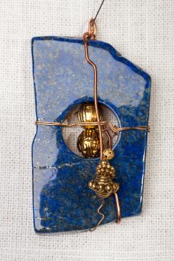 Lapis Lazuli Pendant by Christina Jarmolinski