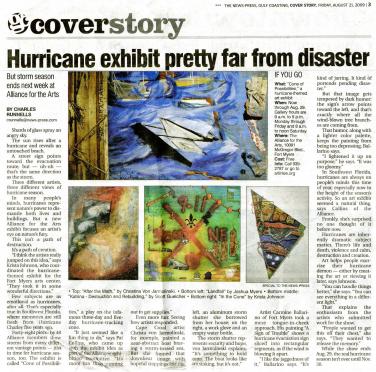 Hurricane exhibit pretty far from disaster-Article News-Press-photo Assemblage by Christina Jarmolinski