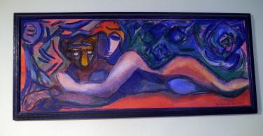 The Lady with her Tiger by Christina Jarmolinski