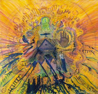 The Vision by Christina Jarmolinski - Mixed Media