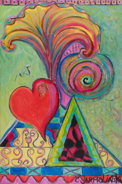 Art is where my Heart is I by Christina Jarmolinski