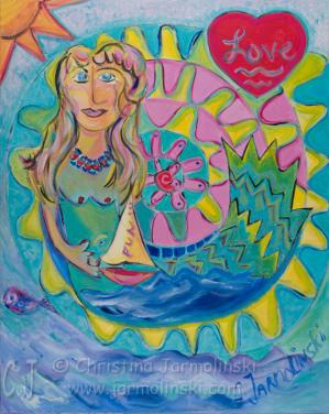 Funky Mermaid by Christina Jarmolinski