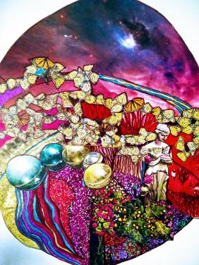 The Butterfly Planet -  Zen Art by Christina Jarmolinski