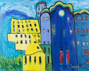 Does this remind you of Hundertwasser by Christina Jarmolinski