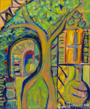 Springtime in the Provence' acrylic on canvas by Christina Jarmolinski