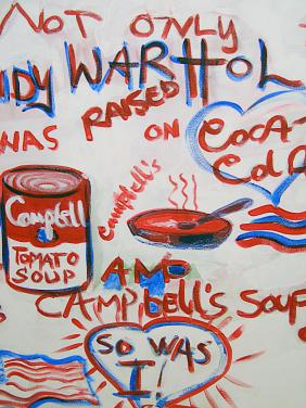 detail-of-painting-not-only-warhol..by Christina Jarmolinski