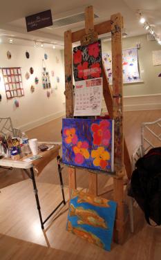 Sip N' Paint - AI&G -  Pop Art-Andy Warhol Image by Christina Jarmolinski