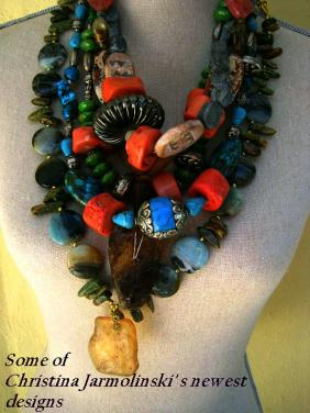 Some of my Newest Art Jewelry by Christina Jarmolinski